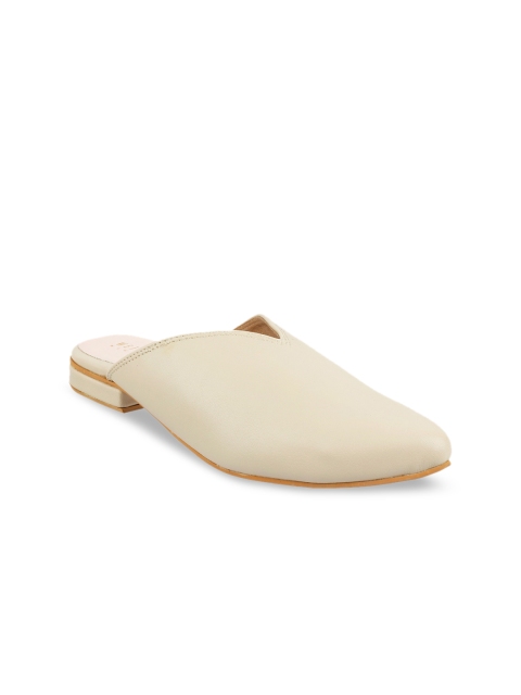 

Wet Blue Women Beige Textured Mules