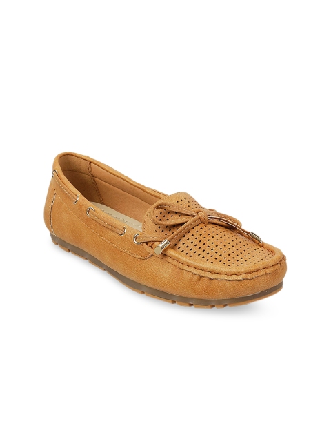 

Wet Blue Women Camel Brown Boat Shoes