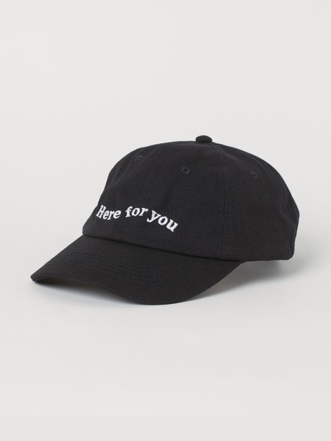 

H&M Women Black Canvas Cap