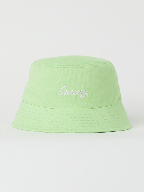 

H&M Women Green Bucket Hat