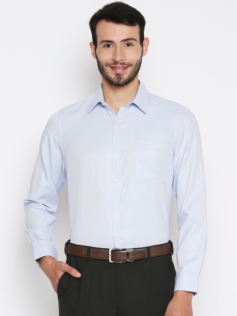 

Solemio Men Blue Opaque Formal Shirt