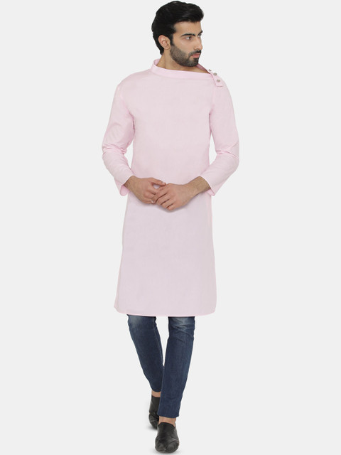 

Raas Men Pink Gotta Patti Kurta