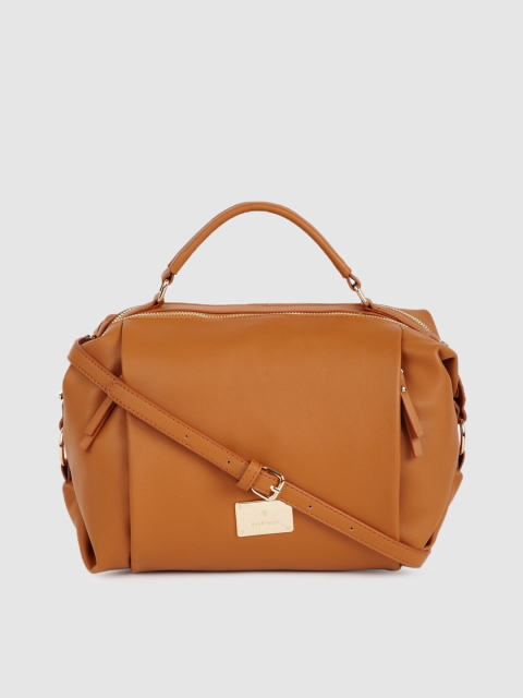 

Van Heusen Brown Solid Handheld Bag