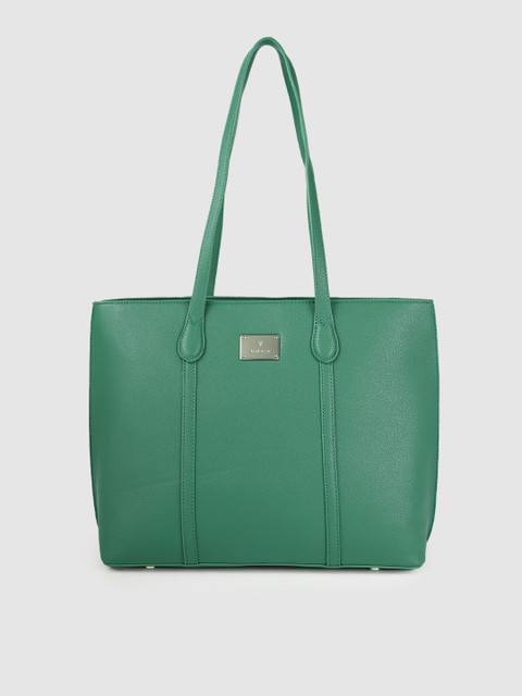

Van Heusen Green Solid Shoulder Bag