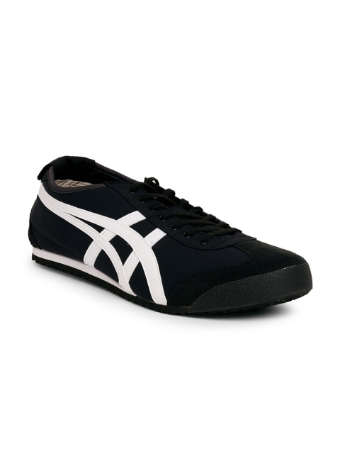 

Onitsuka Tiger Unisex Black Colourblocked Mexico 66 Sneakers