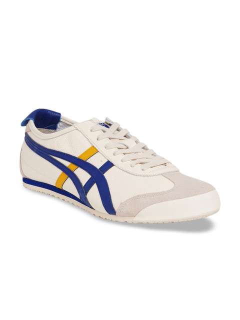 

Onitsuka Tiger Unisex White Striped Mexico 66 Sneakers