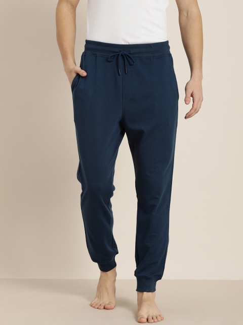 

ether Men Navy-Blue Solid Lounge Joggers
