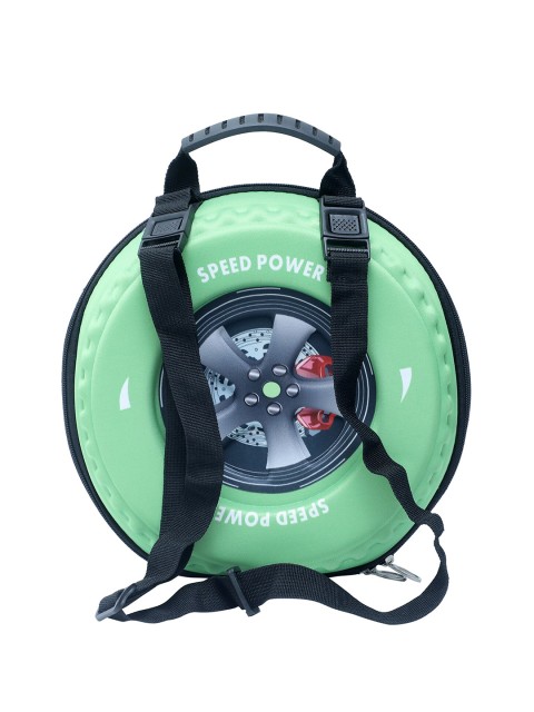 

Spiky Unisex Kids Green & Black Printed Messenger Bag