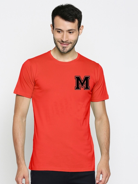 

Blacksmith Men Red M Printed Cotton Pure Cotton T-shirt