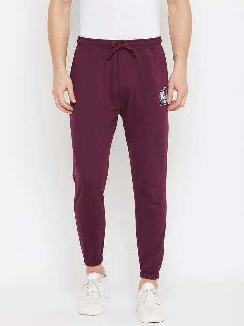 

Marvel by Wear Your Mind Men Maroon Avengers Printed Straight Fit Joggers