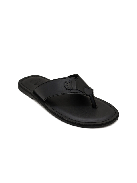 

TRENDS & TRADES Men Black Solid Comfort Sandals