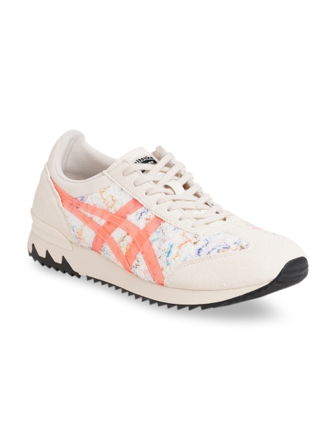 

Onitsuka Tiger Unisex White Printed California 78 EX Sneakers