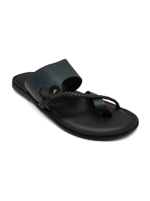 

TRENDS & TRADES Men Solid Black Comfort Sandals