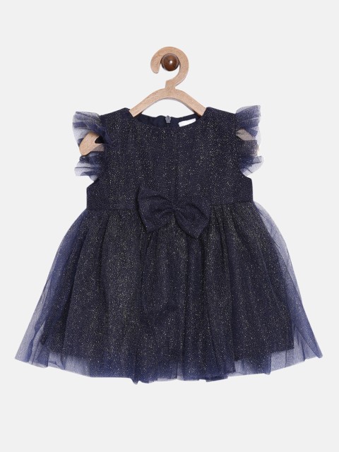 

Aomi Girls Blue Embellished Dress