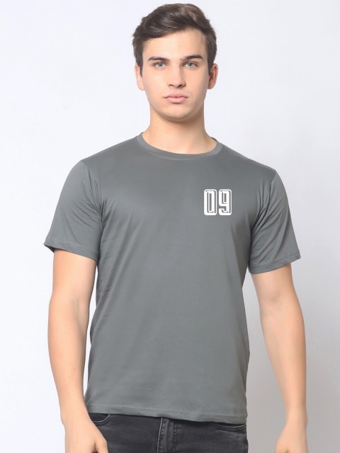 

Blacksmith Men Grey 09 Printed Cotton Pure Cotton T-shirt