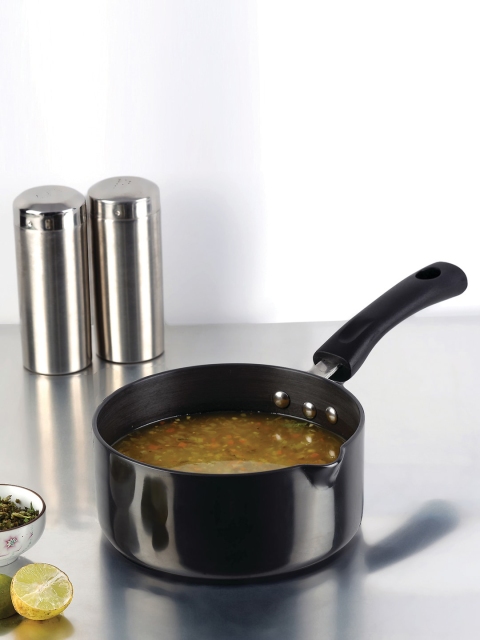 

Vinod Black Solid Sauce Pan