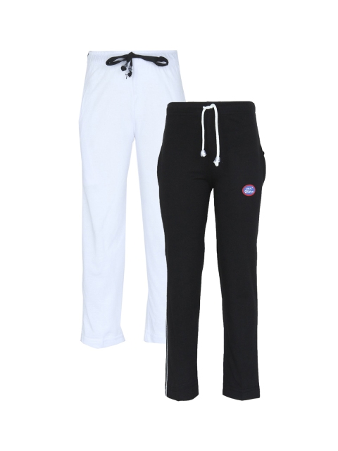 

VIMAL JONNEY Set-2 Kids Black& White Track Pants