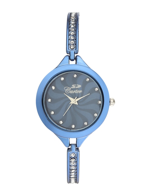 

Sandy D Carter Women Blue Embellished Dial Analogue Watch SDC-205-BLBL