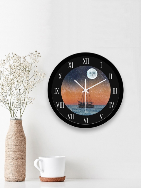 

WENS Black & White Printed Traditional 29 cm Wall Clock