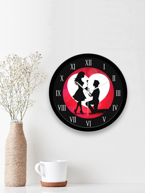 

WENS Black & White Printed Traditional 29 cm Wall Clock