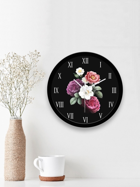 

WENS Black & White Printed Traditional 29 cm Wall Clock