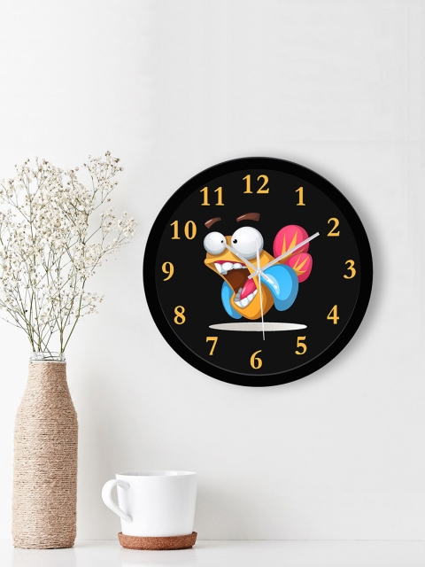 

WENS Black & Blue Printed Contemporary 29 cm Wall Clock
