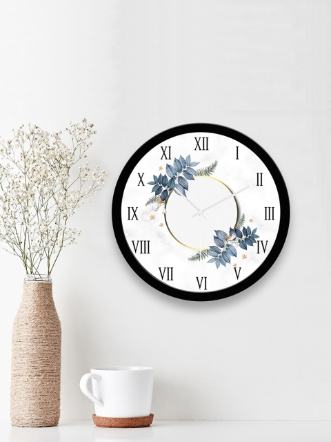 

WENS Black & White Printed Contemporary 29 cm Wall Clock