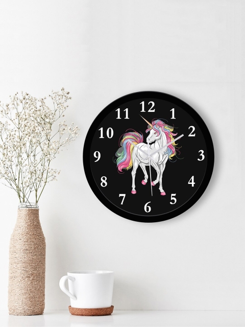 

WENS Black & White Printed Contemporary 29 cm Wall Clock