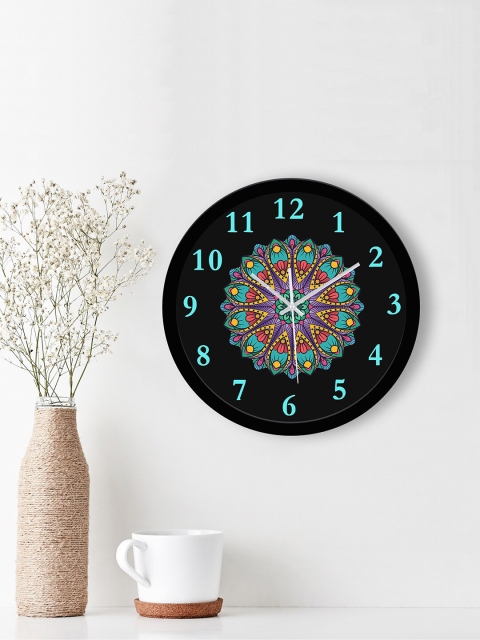 

WENS Black & Blue Printed Contemporary 29 cm Wall Clock