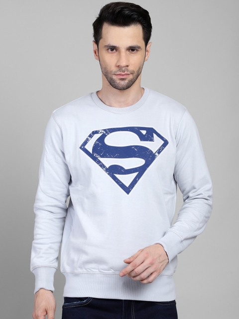 

Free Authority Men Grey Superman Printed Sweatshirt