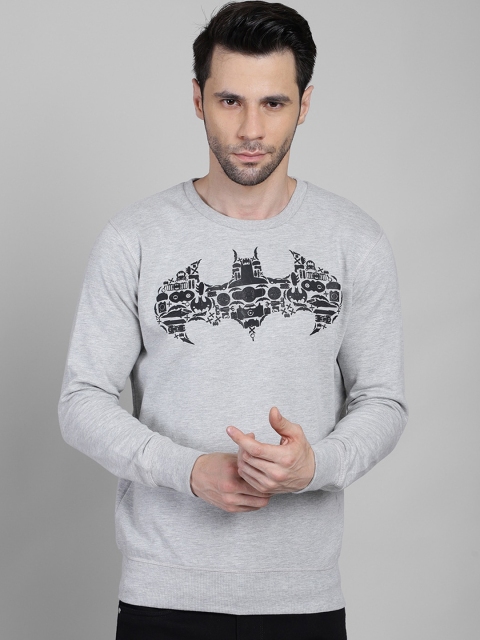 

Free Authority Men Grey Batman Printed Sweatshirt