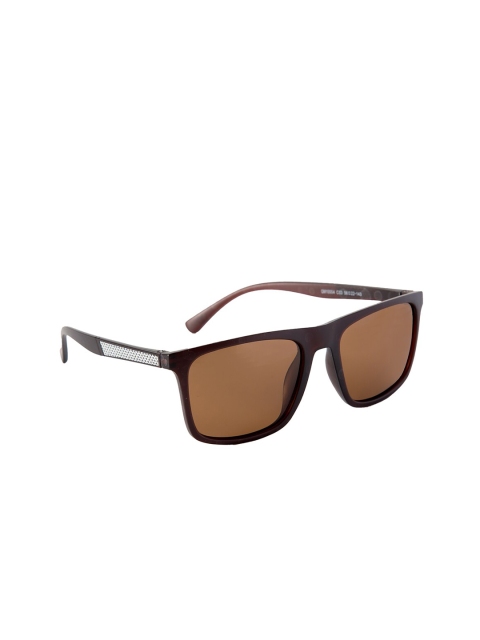 

GIO COLLECTION Men Brown Lens & Brown Wayfarer Sunglasses with UV Protected Lens