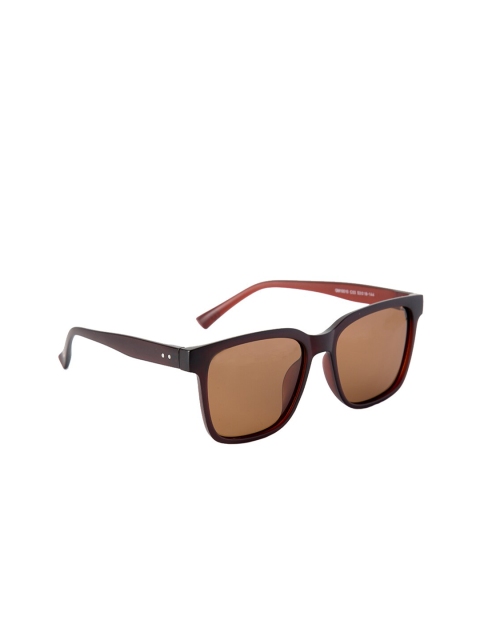 

GIO COLLECTION Men Brown Lens & Brown Wayfarer Sunglasses with UV Protected Lens