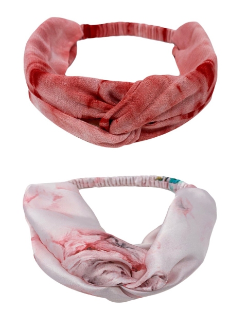 

Mint & Oak Women Retro Love Red & White Hairband Pack of 2