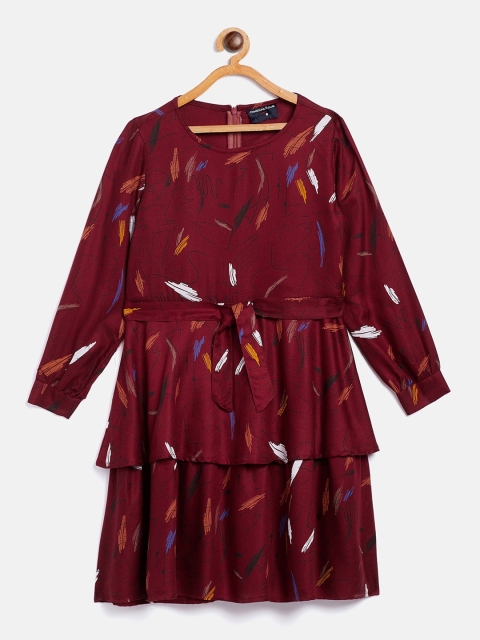 

Crimsoune Club Maroon A-Line Dress