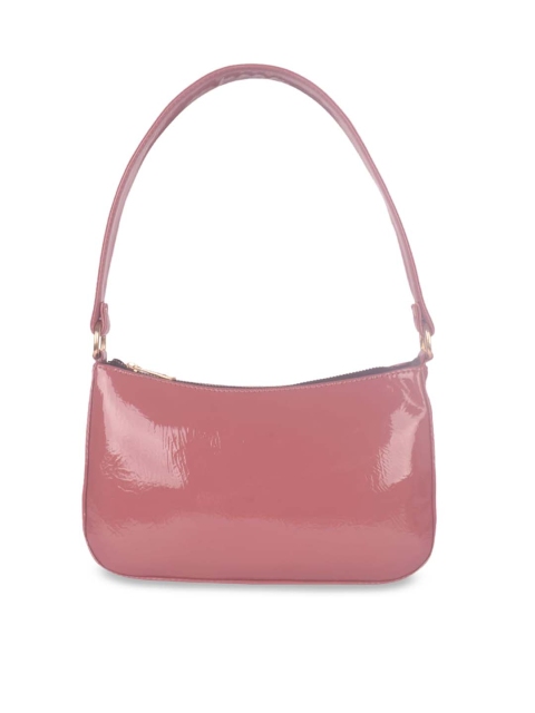 

Bagkok Pink PU Structured Sling Bag with Quilted