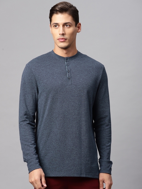 

Marks & Spencer Men Blue T-shirt