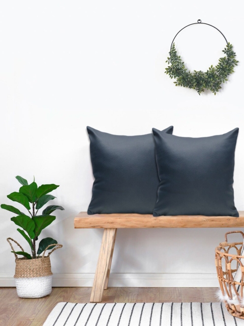 

KICA Blue Set of 2 Square Reversible Cushion Covers