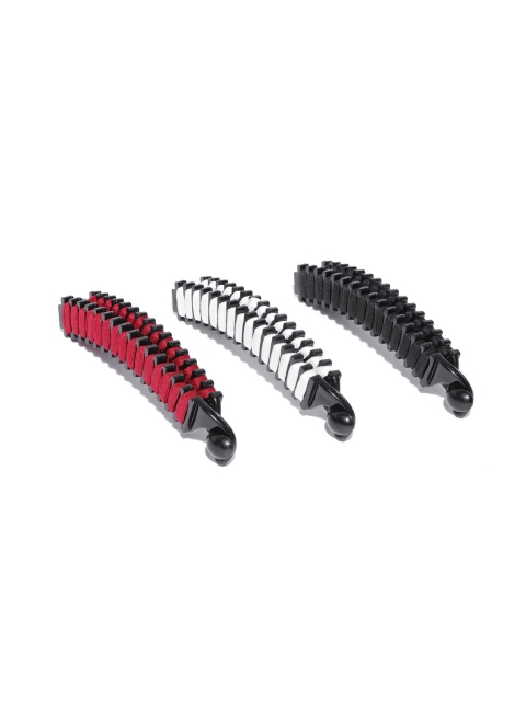 

Blueberry Women Set of 3 Banana Clip, Red
