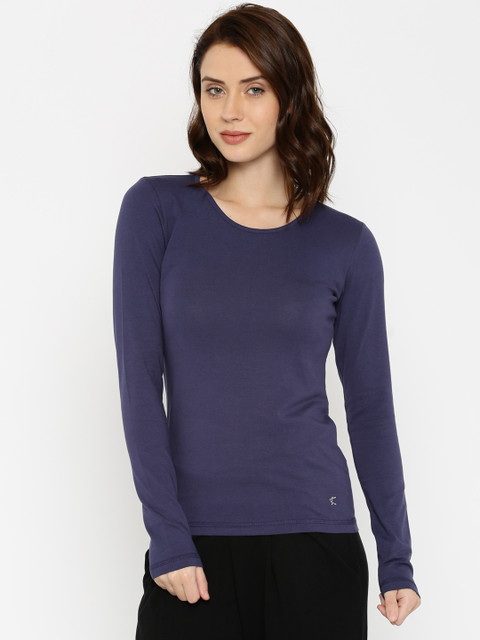 

Kanvin Navy Lounge Top KAW301D, Navy blue