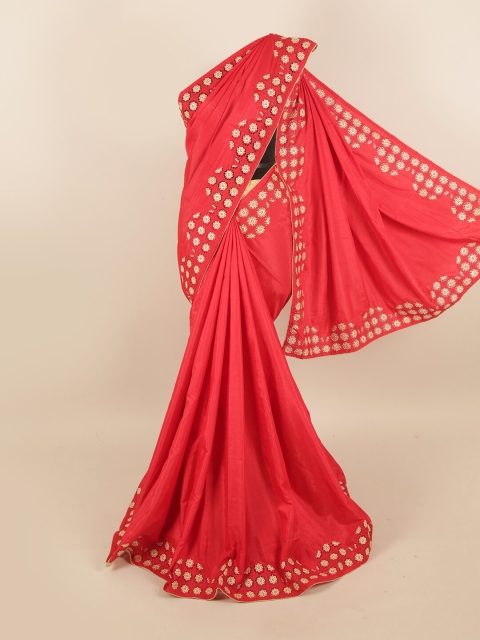 

Pothys Red Art Silk Saree