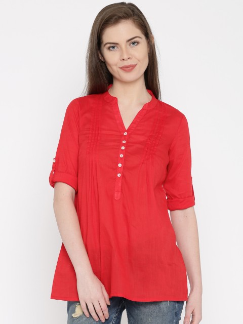 

AKKRITI BY PANTALOONS Red Kurta