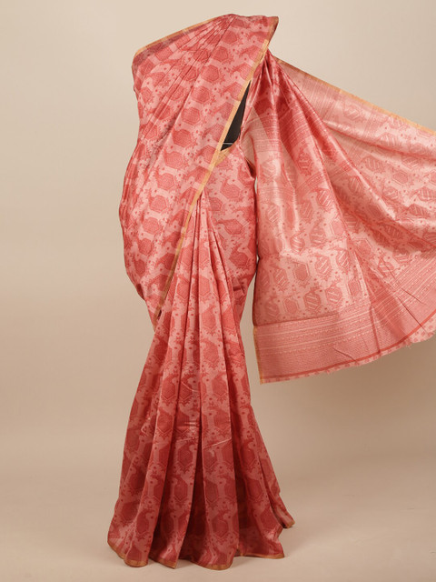 

Pothys Pink Paisley Saree
