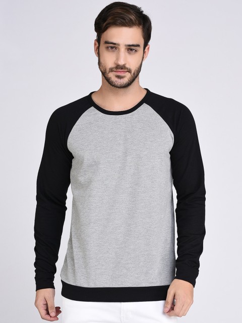 

Rigo Men Grey Colorblocked Sweatshirt