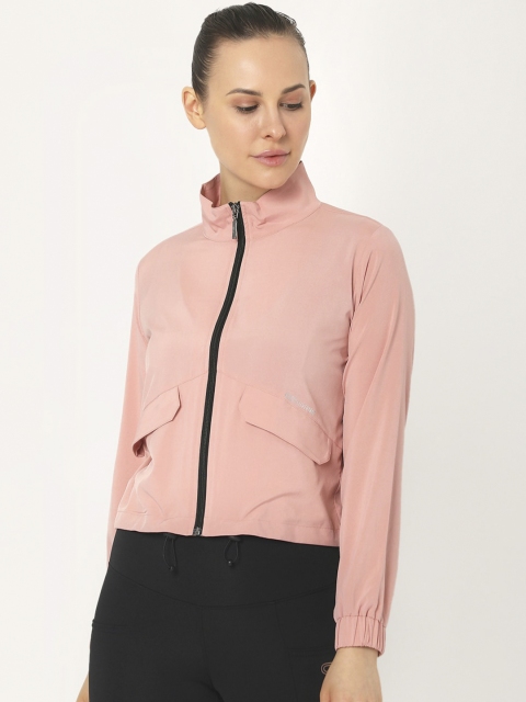 

Silvertraq Women Pink Colourblocked Lightweight Sporty Jacket