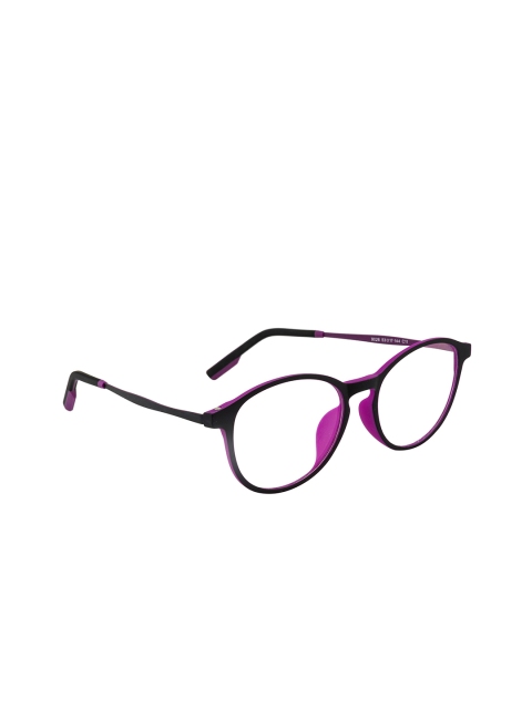 

Ted Smith Unisex Purple & Black Full Rim Round Frames TSL-9028_C11-Purple