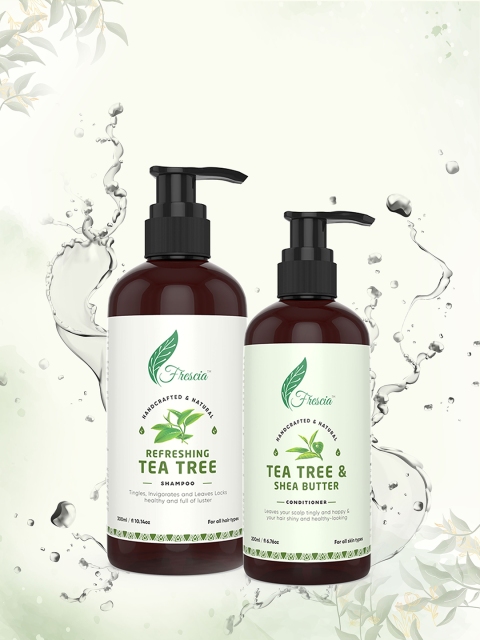 

Frescia Pack of 2 Tea Tree Hair Conditioner, White