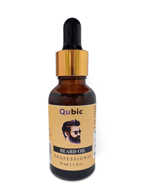 

QUBIC Mens Beard Oil 30 ml, Black