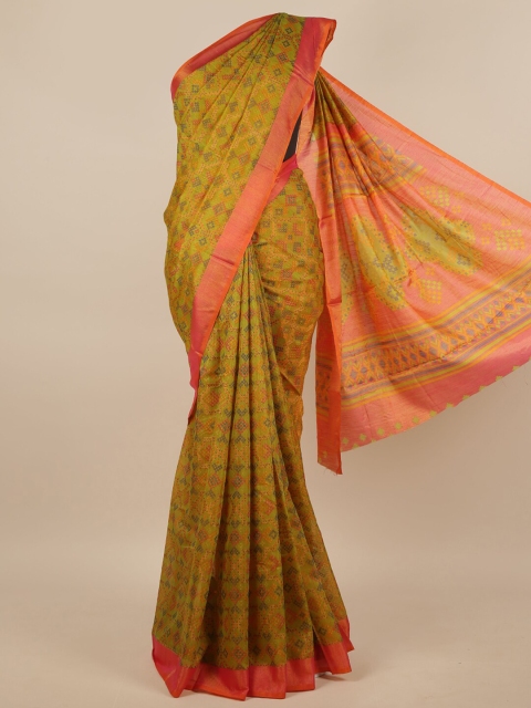 

Pothys Green & Red Saree