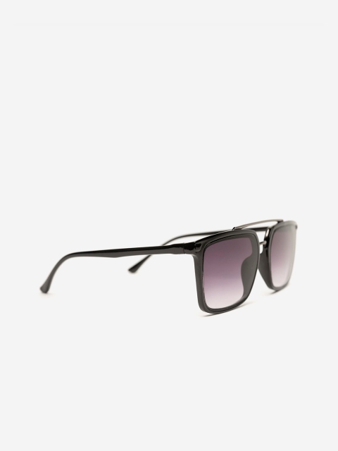 

FUZOKU Men Purple & Black Full Rim Square Sunglasses FZKSS2020SG0237